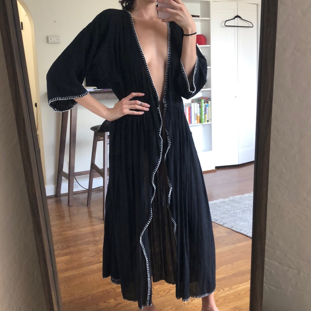 Black Kaftan from Wanderlust, Tulum